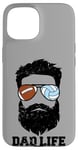 iPhone 15 Football Volleyball Dad Messy Hair Beard Football Volleyball Case