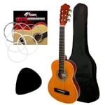 Tiger Left Handed 1/2 Classical Spanish Guitar Pack 