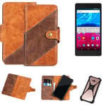 Mobile phone case for Archos Core 50 Cellphone Cover Braun Booklet Case