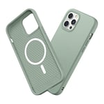 RhinoShield Coque Compatible avec [iPhone 12 Pro Max] | SolidSuit Compatible avec Magsafe - Coque Fine avec Technologie d'absorption des Chocs et Finition Premium Matte - Vert Sauge