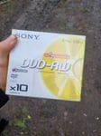 SONY DVD-RW 4.7GB/120 MIN DVD X 10 - DVD RE-RECORDABLE