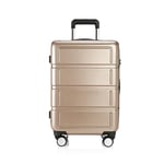 Les Bagages à Main Hardside Spinner Valise avec Bagages légers intégré TSA de Verrouillage (Couleur : Champagne, Taille : 23 inch)