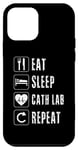 Coque pour iPhone 12 mini Cath Lab Heart Beat ECG Infirmière Cardiaque