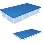 Bâche de Protection pour Piscine rectangulaire 4m x 2m - Bleu - Garantie 3 mois