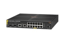 HPE Aruba 6100 12G Class4 PoE 2G/2SFP+ 139W Switch - switch - 16 porte - Administreret - monterbar på stativ