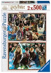 Ravensburger - 2 x Puzzle 500 pièces - Le monde de Harry Potter - 80555 - Pour adultes et enfants dès 12 ans - Premium Puzzle de qualité supérieure - Harry Potter