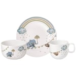 Villeroy & Boch Barneservise 3 Deler, Walk Like An Elephant Multi Porselen