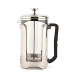 La Cafetière Roma Stainless Steel Cafetière, Twelve Cup, Silver, Gift Boxed