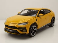 Lamborghini Urus 2018 Jaune Maquette de Voiture 1:18 Bburago