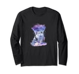 Disney Winnie The Pooh Eeyore Watercolor Rain Cloud Long Sleeve T-Shirt