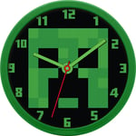 Minecraft 'Micra Creeper' Battery Operated Wall Clock