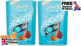 Lindt Lindor Salted Caramel Chocolate Truffles 400g (2 x 200g) Chocolate Balls