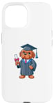 Coque pour iPhone 15 Dogue De Bordeaux Diplôme Chien Funny School