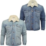 Mens Wrangler Denim 'sherpa' Jacket