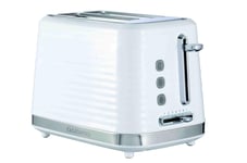 Daewoo SDA1971 Hive 2 Slice Toaster with Variable Browning Control and Reheat/Defrost Functions, Automatic Switch Off and Anti-Jam Mechanism, Slide out Crumb Tray and LED Light Indicator- White