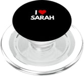 I Love Sarah I Heart Sarah PopSockets PopGrip for MagSafe