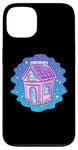 iPhone 13 Kawaii Purple House Galaxy Art Cute Fantasy Night Scene Case