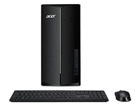 Acer Aspire TC-1760 Desktop PC - (Intel Core i3-12100, 8GB, 2TB HDD, Wireless Keyboard and Mouse, Windows 11, Black)