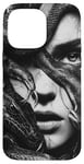 Coque pour iPhone 14 Pro Max Lilith Medusa Serpent Cobra Snake Mythologie grecque