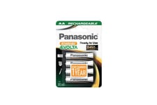 Panasonic Nimh Mignon Aa 2450Mah, Aa, Nickel-Metallhydrid (Nimh), 1,2 V, 4 Styck, 2450 Mah