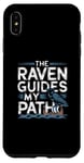 Coque pour iPhone XS Max Illustration viking nordique The Raven Guides My Path