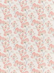 Harlequin Kienze Print Fabric, Coral/Pebble