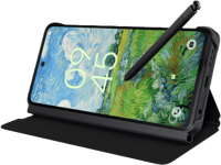 TCL 50 PRO NXTPAPER Flip Case Mörkgrå + Stylus