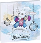 Alice Through The Looking Glass Wonderland 40 x 40cm Canvas Prints, Polyester, Multi-Colour, 40x40x3.2 cm