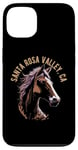 Coque pour iPhone 13 Santa Rosa Valley California USA Cheval équestre