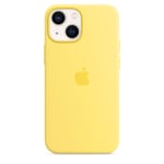 Genuine / Official Apple iPhone 13 Mini Silicone Case / Cover - Lemon Zest - New