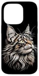 Coque pour iPhone 14 Pro Maine Coon Chat Cat Amoureux des Chats Maine Coon Doux