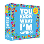 Hygge Games You Know What I´m Saying? Word Guessing Game, Blue, Box Size 5.7 x 5.7 x 1.8 inches