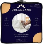 Dreamland Ivory Supersoft Dual Control Overblanket-Double Double