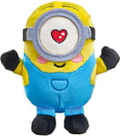 Schmidt Spiele 42729 Minions Stuart amoureux Peluche Multicolore 15 cm