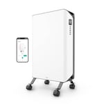 Duux Edge Oil Smart Oil Filled Radiator, Portable, Timer, Boost Mode, 1500W White | DXOH10UK