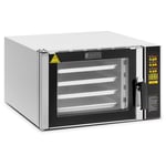 Royal Catering Varmluftsovn - 5000 W Timer Dampfunksjon 4 brett