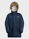 Jack Wolfskin Kids Cosy Bear Jacket - Dark Blue, Blue, Size 8-10 Years