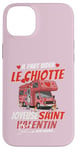 Coque pour iPhone 14 Plus Camping Car Couple Amoureux Humour Fête Saint Valentin