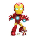 Star Cutouts SC4345 Iron Man Spidey and His Amazing Friends Cardboard Cutout- Perfect for Spider Man Fans, Parties, and Events