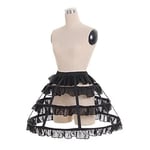 Jupon Long Cerceau Noir,Crinoline,Robe De Rh,Jupe,Sous-Jupe,Accessoires De Mariage,Mariage