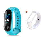 Montre Connectée M3 Pour Enfants,Écran De Document,Bracelet De Sport,Activité,Course À Pied,Suivi De La Fréquence Cardiaque,Connecté,Enfant - Type M3 And Strap12