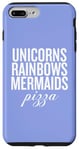 Coque pour iPhone 7 Plus/8 Plus Licorns Rainbow Sirènes Pizza Fun