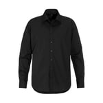 DerbyOfSweden Thomson Comfort L/S - skjorta - Black - XXL-45/46