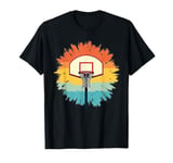 Colorful Basketball Tie Dye Color Splash Hoop Net Basketball T-Shirt