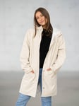 Rains Long Jacket - Dame - Beige - S