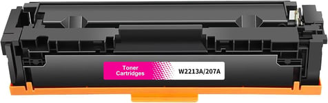 207A Toner magenta (avec puce) compatible avec HP 207A W2213A pour HP Color Laserjet Pro MFP M283fdw M255dw M282nw M283fdn M255nw M255 M282 M283 (1 pièce)