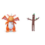 Zog the dragon 9inch Plush Soft Toy, Orange & Aurora Gruffalo, Official Merchandise, 60573, The Stick Man, 13In, Soft Toy, Brown