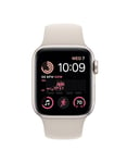 Apple Watch SE (Gen-2) 40MM GPS Aluminium Case With Denim Sport Band Starlight A2722 (Brand New)