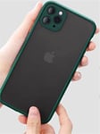 Compatible avec iPhone 12 Pro Max Coque en Silicone Liquide, Coque de Protection intégrale, Coque en Silicone Liquide, Doublure en Microfibre Douce Anti-Rayures (Vert foncé)