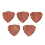 Wood Guitar Pick Box Black Walnut Wood Unique Lighter Shape Smoothly Vintage SG5